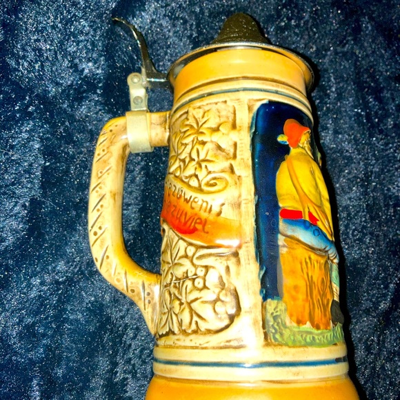 Vintage German Marzi & Remi Pottery Beer Stein - Picture 3 of 11